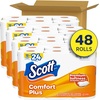 image:imageScott ComfortPlus Scented Tube Toilet Paper 12 Rolls 310 Sheets per Roll231 sheets Pack of 48