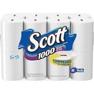 image:imageScott 1000 Trusted Clean Toilet Paper 32 Rolls 1000 Sheets per Roll16 count Pack of 2