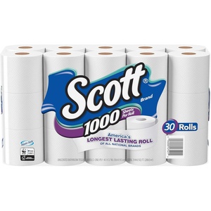 image:imageScott 1000 Trusted Clean Toilet Paper 32 Rolls 1000 Sheets per Roll30 count Pack of 1
