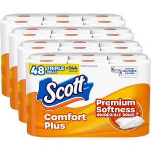 image:imageScott ComfortPlus Scented Tube Toilet Paper 12 Rolls 310 Sheets per Roll231 sheets Pack of 48