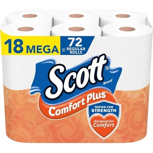 image:imageScott ComfortPlus Scented Tube Toilet Paper 12 Rolls 310 Sheets per Roll462 sheets Pack of 18
