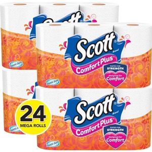 image:imageScott ComfortPlus Scented Tube Toilet Paper 12 Rolls 310 Sheets per Roll462 sheets Pack of 24
