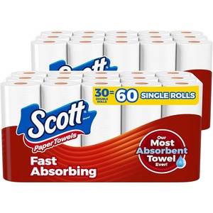 image:imageScott Paper Towels ChooseASheet 6 Double Rolls 108 Sheets Per Roll100 Sheets Pack of 30