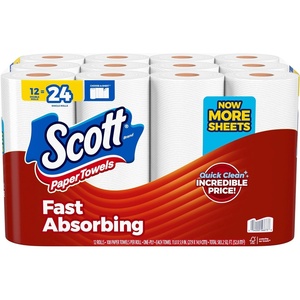 image:imageScott Paper Towels ChooseASheet 6 Double Rolls 108 Sheets Per Roll108 Sheets Pack of 12