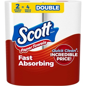 image:imageScott Paper Towels ChooseASheet 6 Double Rolls 108 Sheets Per Roll108 Sheets Pack of 2
