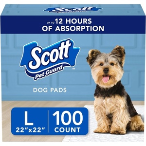 image:imageScott Pet Guard Dog Pee Pads Large 22 x 22 100 PackLarge 100 Pack