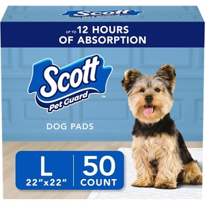 image:imageScott Pet Guard Dog Pee Pads Large 22 x 22 100 PackLarge 50 Pack