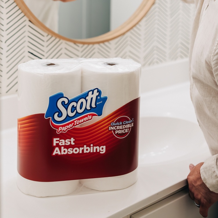 Scott｜Trusted Clean Toilet Paper,Durable Absorbent Paper For Daily Needs